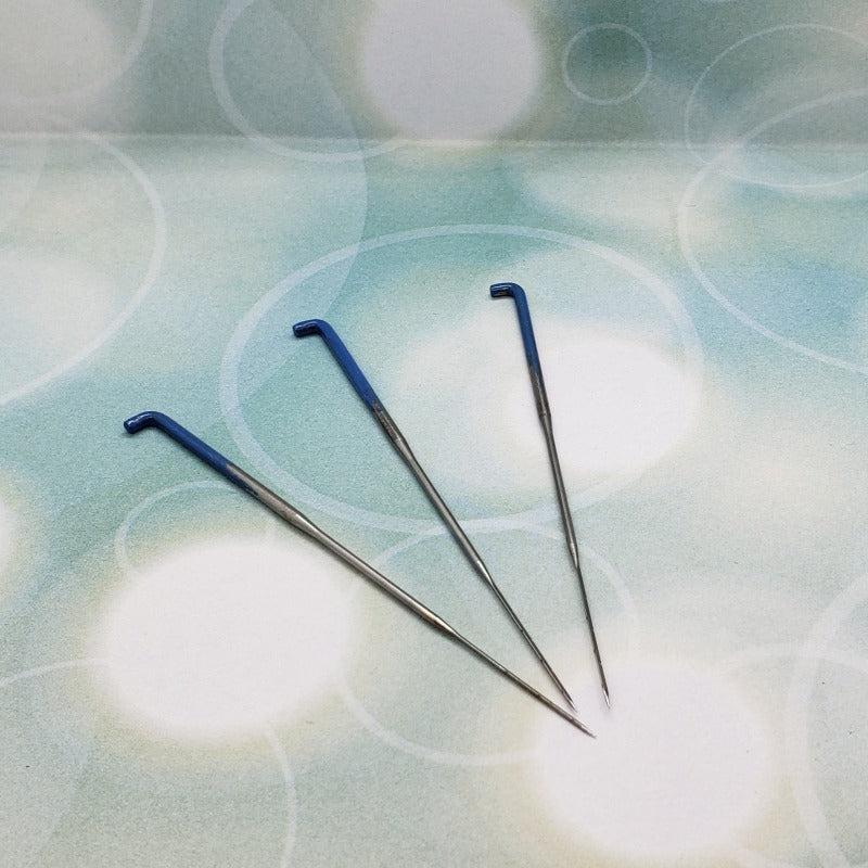 10 38g triangle needle felting needles, course project starter needle, 3 edges 3 barbs each