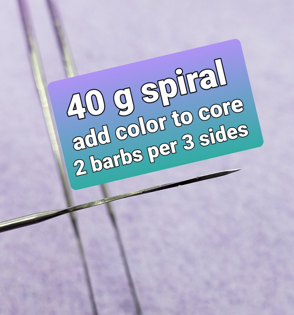 12 Needle felting needles,You pick the size Triangle 36g 38g 40g 42g, Star 38g, Spiral 40g, Crown 42g, 38g star/spiral combo