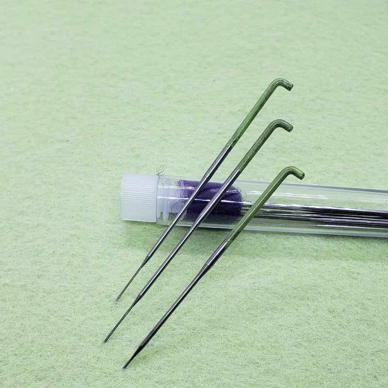 10 42g triangle needle felting needles, finishing needle, fine needle, includes needle case, used to finish frizz free