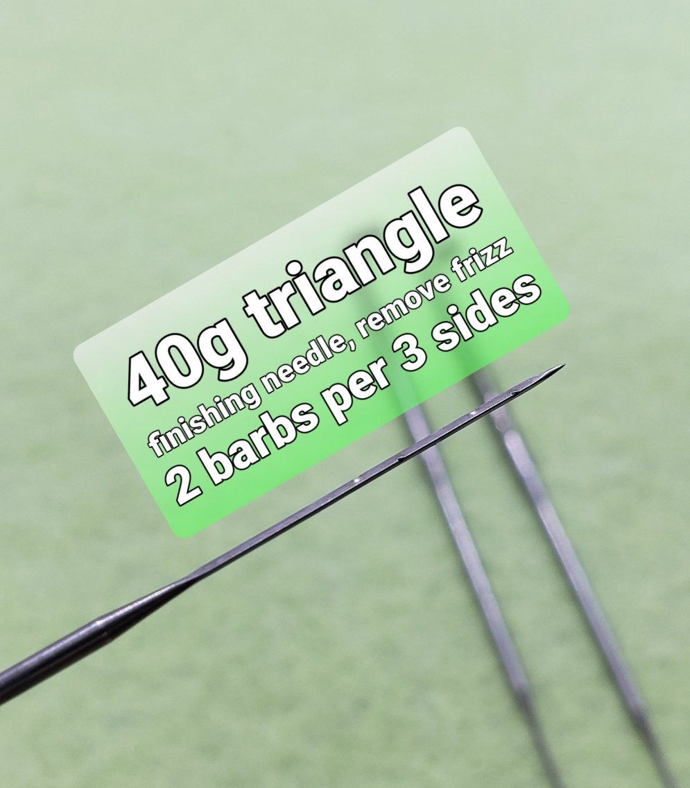 12 Needle felting needles,You pick the size Triangle 36g 38g 40g 42g, Star 38g, Spiral 40g, Crown 42g, 38g star/spiral combo