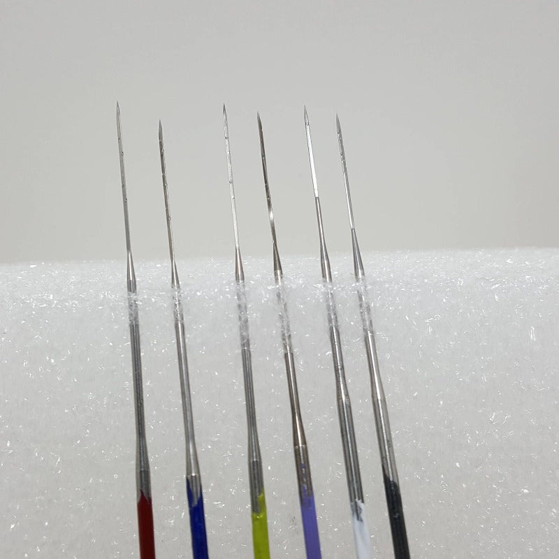 Needle felting needles 12 pack with Crowns. 2 of each 36g 40g 42g Triangle, 40g spiral, 38g Star, & 42g crown