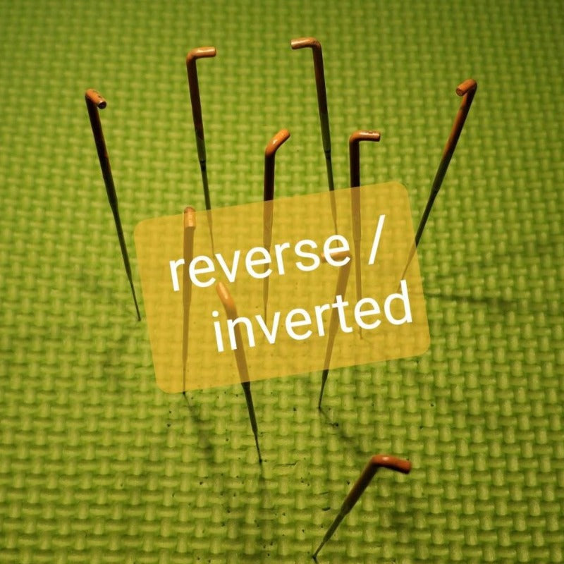 10 40g Reverse needle felting needles, inverted needle, reverse needles leave a frizzy finish