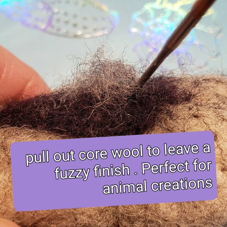 10 40g Reverse needle felting needles, inverted needle, reverse needles leave a frizzy finish