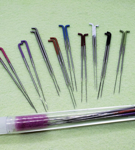 12 Needle felting needles,You pick the size Triangle 36g 38g 40g 42g, Star 38g, Spiral 40g, Crown 42g, 38g star/spiral combo