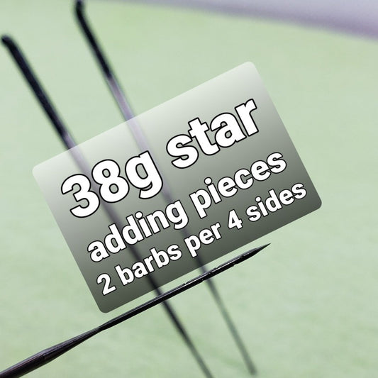 10 Star needle felting needles, includes needle case, star needle used to join pieces together, star 4 edge needle,
