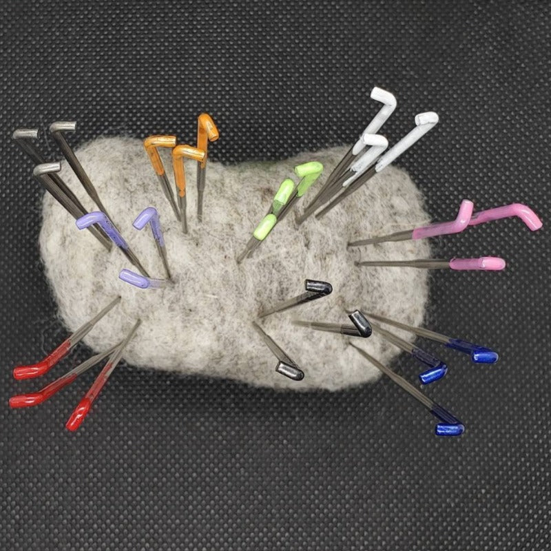 Mutton Rotti Triangle Needle felting needles 12 pack of most used needles.6 3kinds Triangle ...